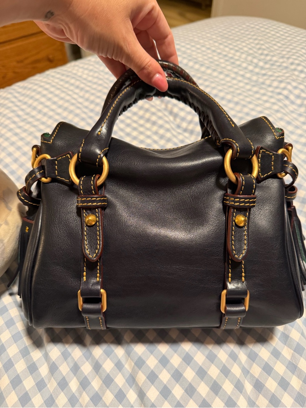 Dooney & Bourke Micro Florentine Satchel - Picture 3 of 6